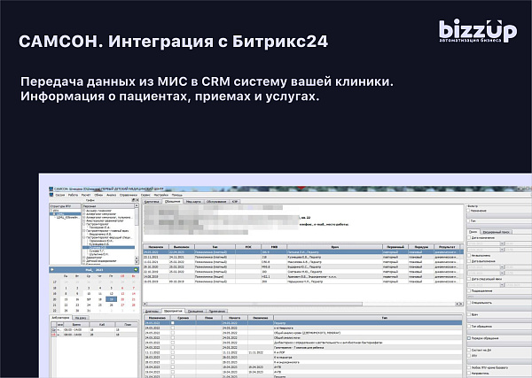 Приложение САМСОН. Интеграция с Битрикс24 от разработчика BIZZUP