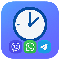 Время у клиента + мессенджеры